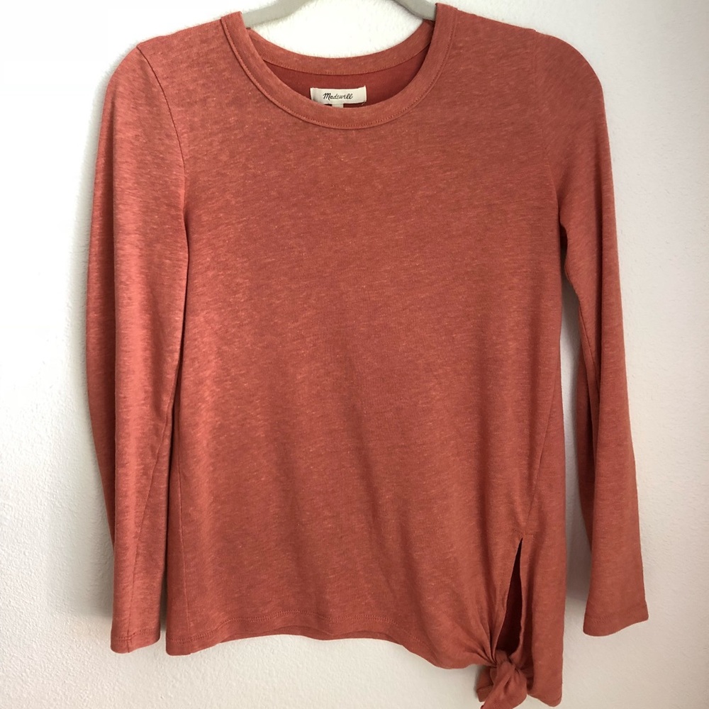 Madewell side-tie top - barely worn!